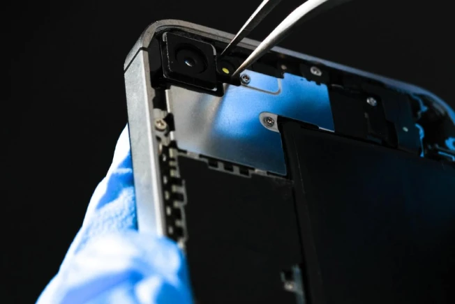 Reparo de microfone e câmera